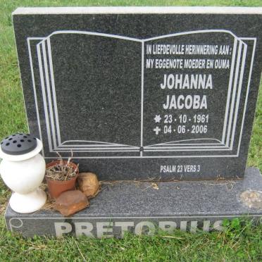 PRETORIUS Johanna Jacoba 1961-2006