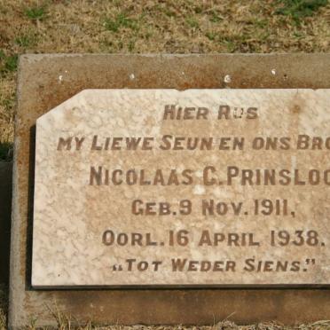 PRINSLOO Nicolaas C. 1911-1938