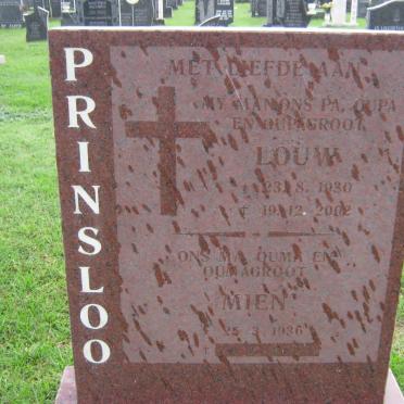PRINSLOO Louw 1930-2002 &amp; Mien 1936-