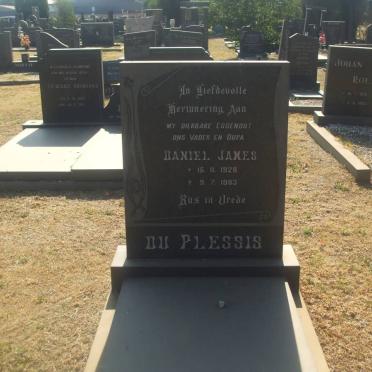 PLESSIS Daniel James, du 1928-1983