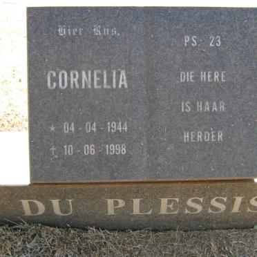 PLESSIS Cornelia, du 1944-1998