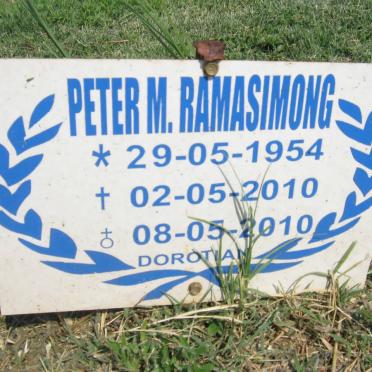 RAMASIMONG Peter M. 1954-2010