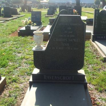 RAVENSCROFT Charles Samuel Izak 1920-1989