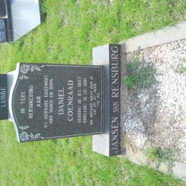 RENSBURG Daniel Coenraad, Jansen van 1927-1991