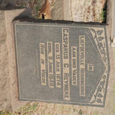 REYNEKE Casparus G. 1874-1940