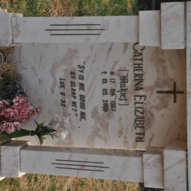 RENSBURG Catherina Elizabeth, Jansen van nee MAKIET 1907-2000