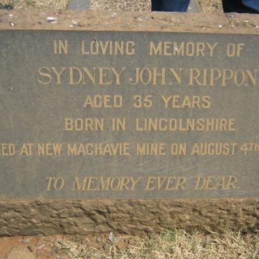 RIPPON Sydney John -1936