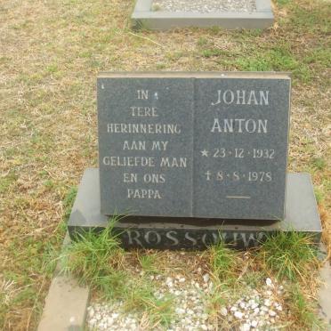 ROSSOUW Johan Anton 1932-1978
