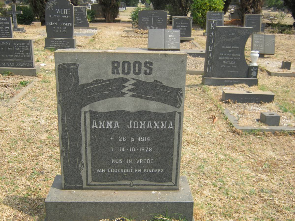 ROOS Anna Johanna 1914-1978