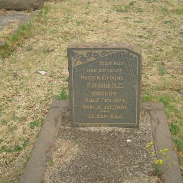 ROGERS Susanna M.E. 1873-1956