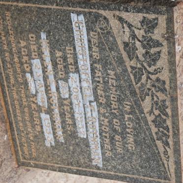 ROTHMAN Christoffel -1937 &amp; Helen E. -1933