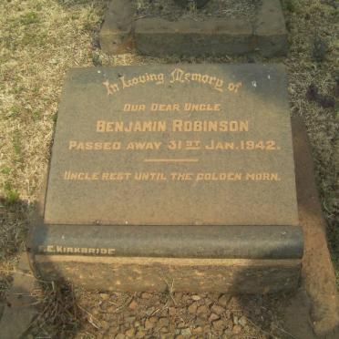 ROBINSON Benjamin -1942