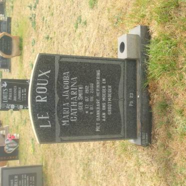 ROUX Maria Jacoba Catharina nee SMITH 1912-2000