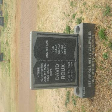 ROUX David 1928-1999