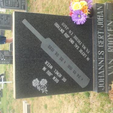 ROOYEN Johannes Gert, van 1981-1999