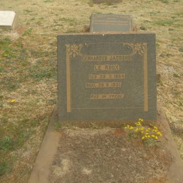 ROUX Gerhardus Jacobus, le 1864-1931