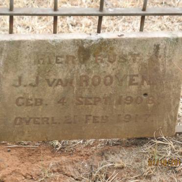 ROOYEN J.J., van 1908-1917