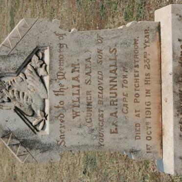 RUNNALLS William -1916