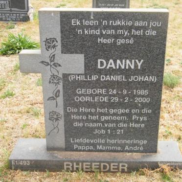 RHEEDER Phillip Daniel Johan 1985-2000