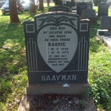 SAAYMAN Barrie 1948-1972