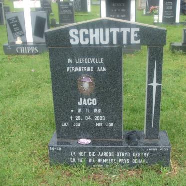 SCHUTTE Jaco 1981-2003