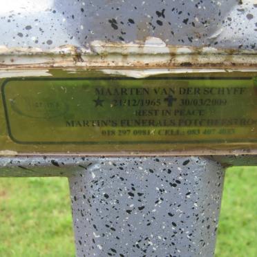 SCHYFF Maarten, van der 1965-2009