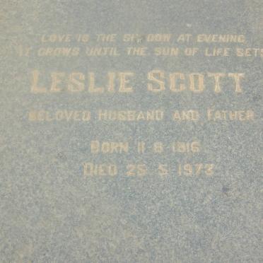 SCOTT Leslie 1916-1973