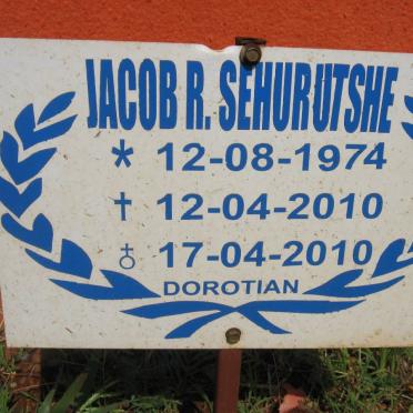 SEHURUTSHE Jacob R. 1974-2010