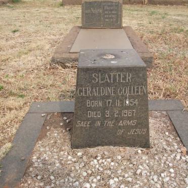 SLATTER Geraldine Colleen 1954-1967