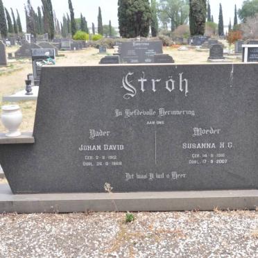 STRÖH Johan David 1912-1969 &amp; Susanna H.G. 1916-2007