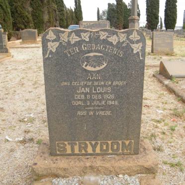 STRYDOM Jan Louis 1926-1949