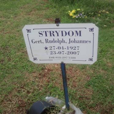 STRYDOM Gert Rudolph Johannes 1927-2007