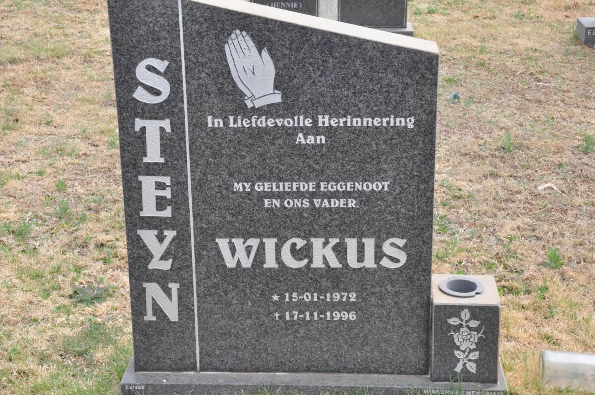 STEYN Wickus 1972-1996