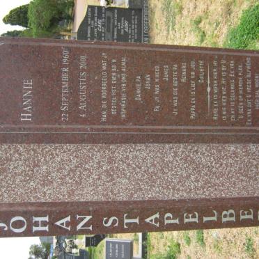 STAPELBERG Johan 1960-2001