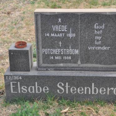 STEENBERG Elsabe 1938-1996