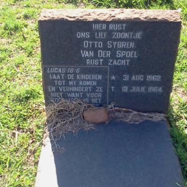 SPOEL Otto Sybren, van der 1962-1964