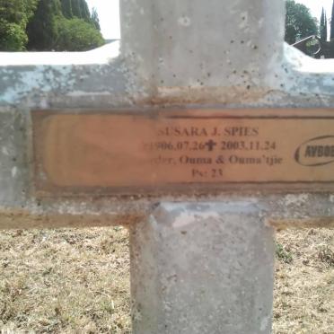 SPIES Susara J. 1906-2003