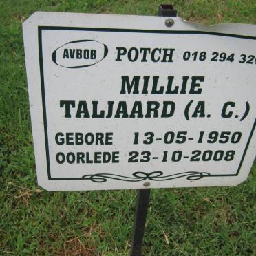 TALJAARD A.C. 1950-2008