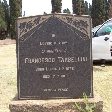 TAMBELLINI Francesco 1873-1951