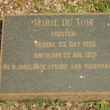 TOIT Marie, du 1880-1931