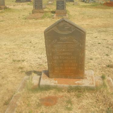 THOMPSON Susanna Elizabeth nee SCANLEN 1875-1926