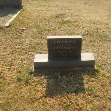 THERON Gideon Theodorus 1939-1984