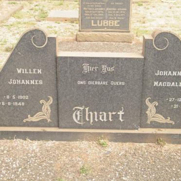 THIART Willem Johannes 1902-1949 &amp; Johanna Magdalena 1908-1970