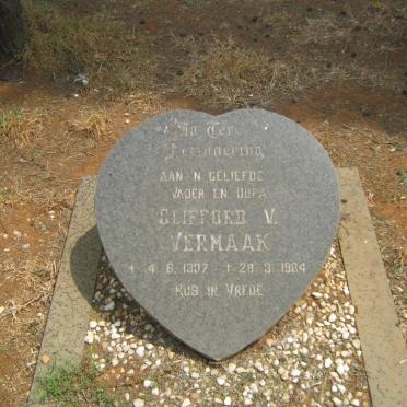 VERMAAK Clifford V. 1897-1984