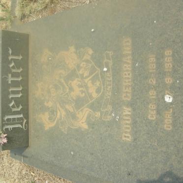 VENTER Douw Gerbrand 1891-1968