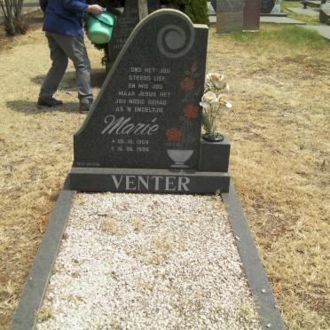 VENTER Marie 1959-1996