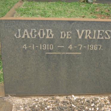 VRIES Jacob, de 1910-1967