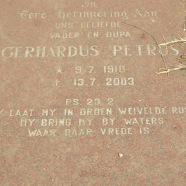 VILJOEN Gerhardus Petrus 1918-2003 &amp; Elizabeth Johanna 1922-1992 :: VILJOEN Anna-Marie Elizabeth 1956-1968