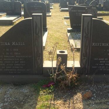 VILJOEN Marthinus Johannes 1908-1984 &amp; Dina Maria 1910-1984