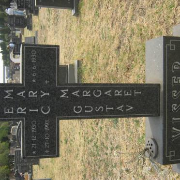 VISSER Eric Gustav 1930-1993 &amp; Mary Margaret 1930-